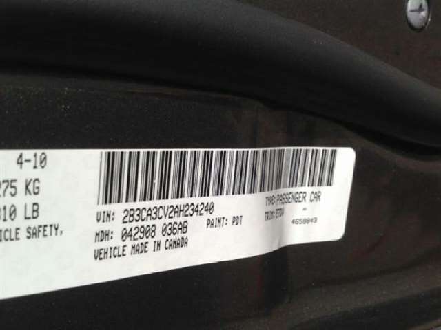 2010 Dodge Charger SXT 4DR Sedan